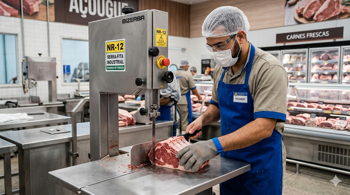 Curso de NR-12 - Máquinas para Açougue, Mercearia, Bares e Restaurantes